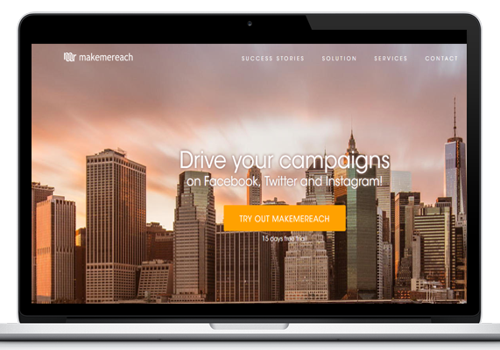 MakeMeReach – Web App