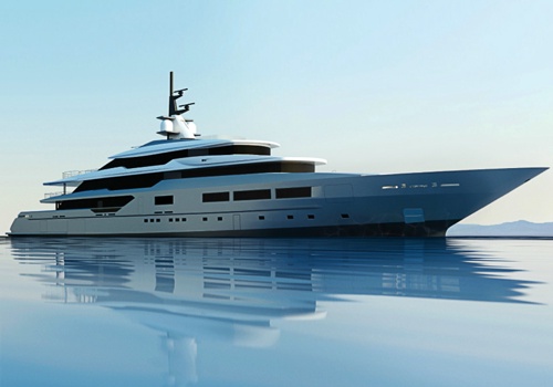 3d yacht rendering