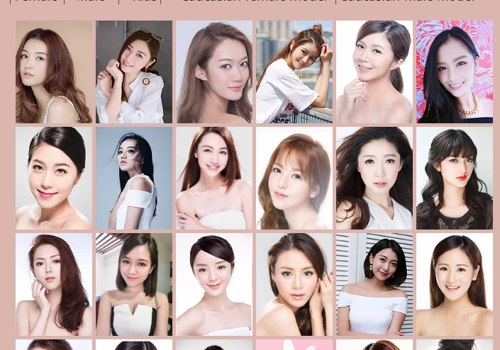 KOL Model Agency Website