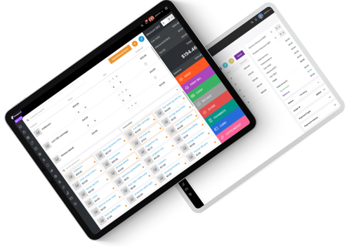 Point-of-sale app for a cloud sales solution