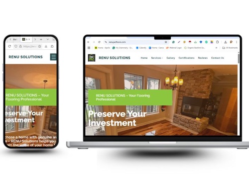Website Developmeent for Renu Solutions