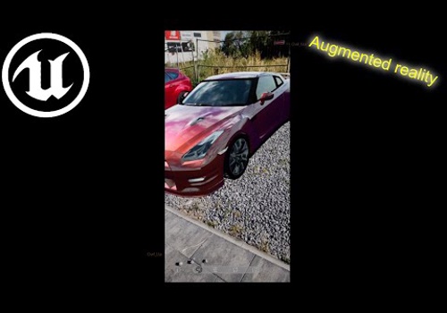 AR realistic car demo