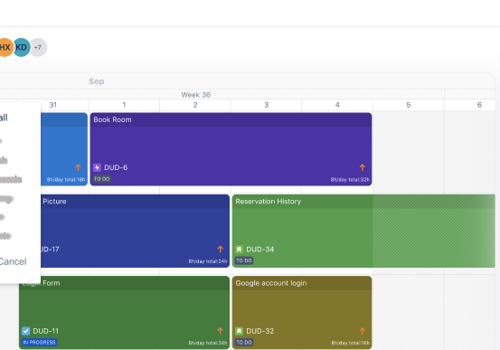 Resource planning & management for team