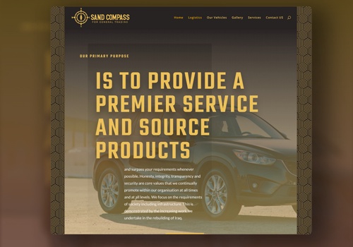 Sand Compass Web Design