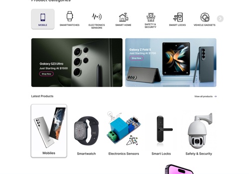 Complete Custom e-Commerce website