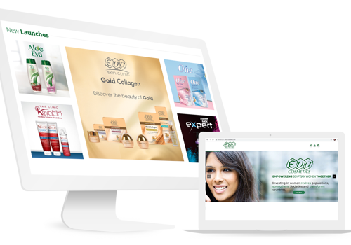 Eva Cosmetics Website