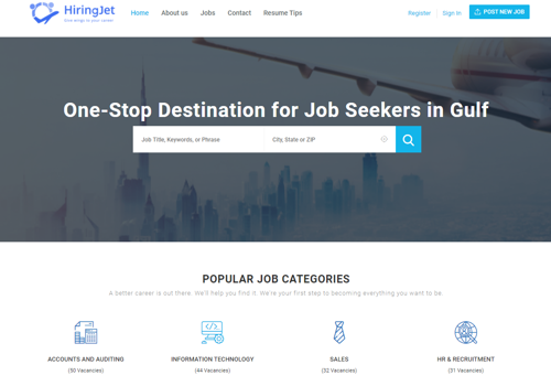 Hiringjet Job Portal