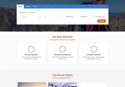 Travel Agency Web Development