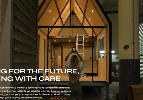 Property consulting firm website and logo