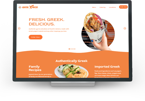 GreekXpress Food Website