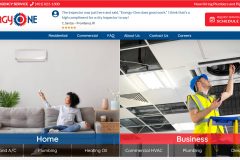 Web Development for Plumbing Services & HVAC