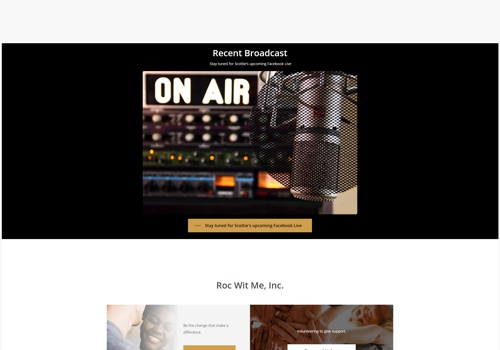 Website Design & Development - Roc Wit Me