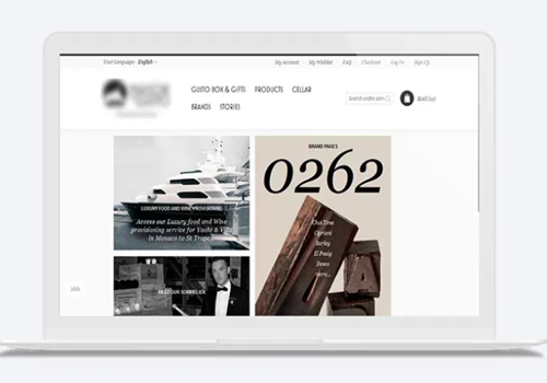 Specialty E-Commerce Store front