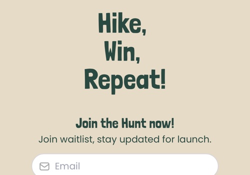 Competitive Hiking Startup