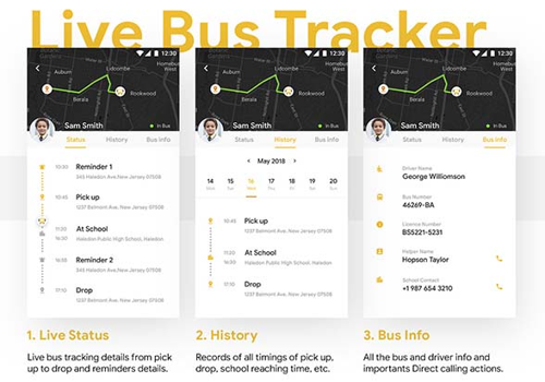 School Bus Tracking App