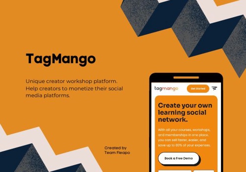 Mobile app and website design for creator workshop