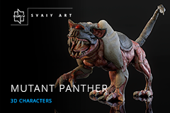 Mutant Panther | 3D Character