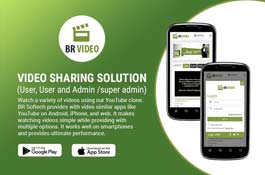 Video sharing app solution ( User, User and Admin /super admin)