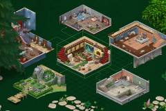 2D and 3D Environment Design for Game Manor Cafe