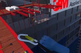 VR safety training: working on heights
