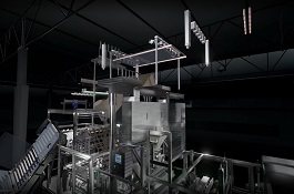 Machinery simulation for trade show