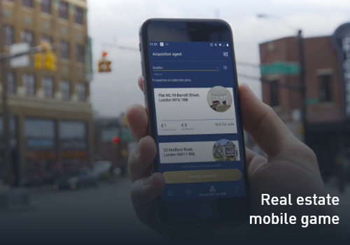Real estate mobile game