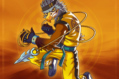WingStriker Eagle Game Character Design